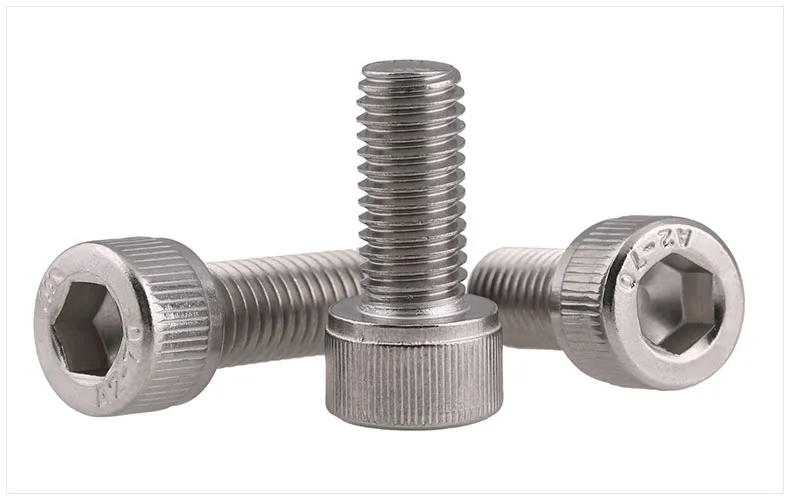 

DIN912 304 stainless steel bolts high strength hex socket screws M1.4 M1.6 M2 M2.5 M3 screws twill cylindrical head bolts