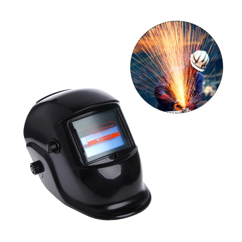 

Pro Solar Auto Darkening Welding Helmet Mask Arc Tig Mig Grinding Welder Cap Safety Goggles
