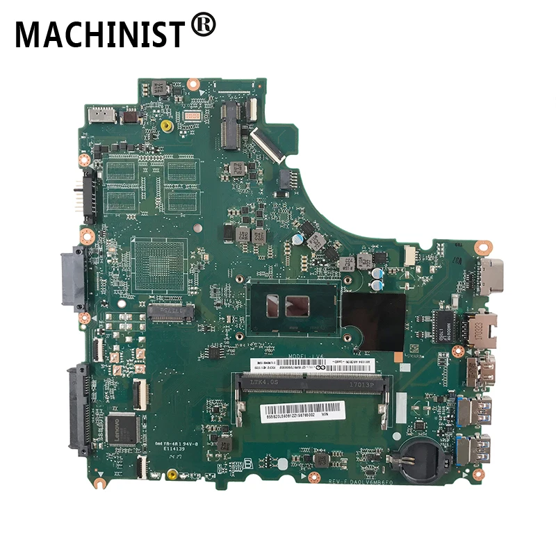 

Original For Lenovo V310-15ISK V310-14ISK laptop motherboard I3-6100U DDR4 4G RAM 5B20L59361 5B20L59381 DA0LV6MB6F0 fullyTested