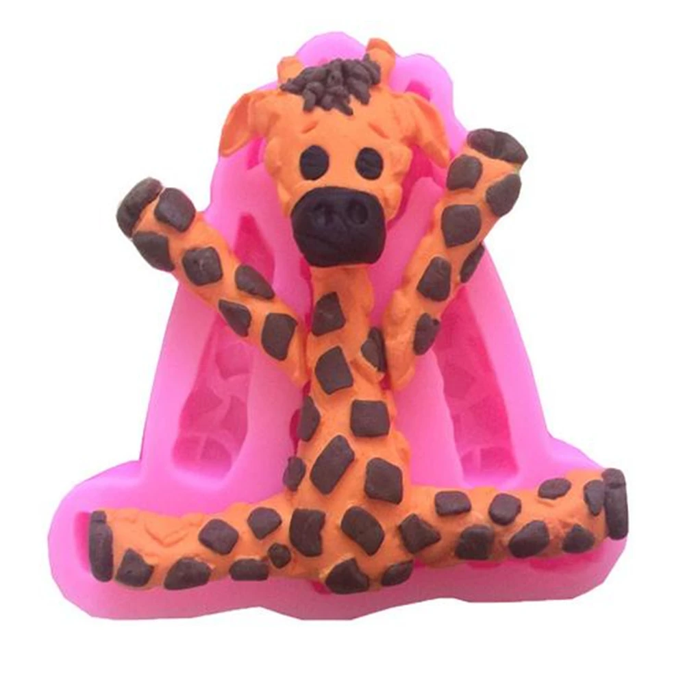 Lot De 14 Perles Focales En Silicone Girafe 3D - Pour Fabriquer Stylos, Porte-clés, Bijoux