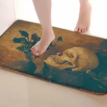 Череп Стиль открытый Коврики S, забавные Нескользящие Для ванной Коврики, двери Коврики S, дверь входная Коврики s