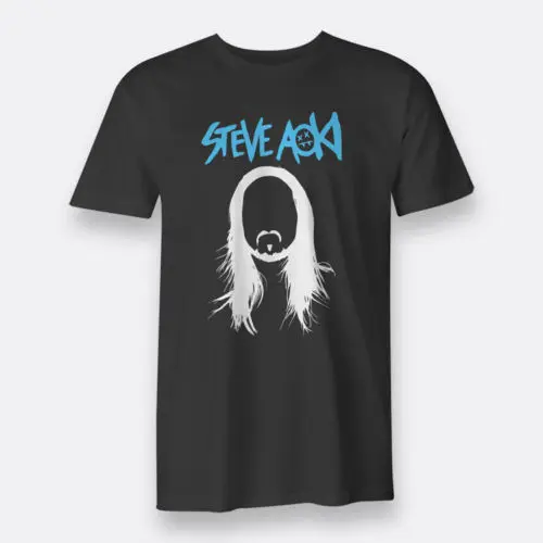 Steve Aoki Американский электро Дом Музыка мужской размер тройники черная футболка