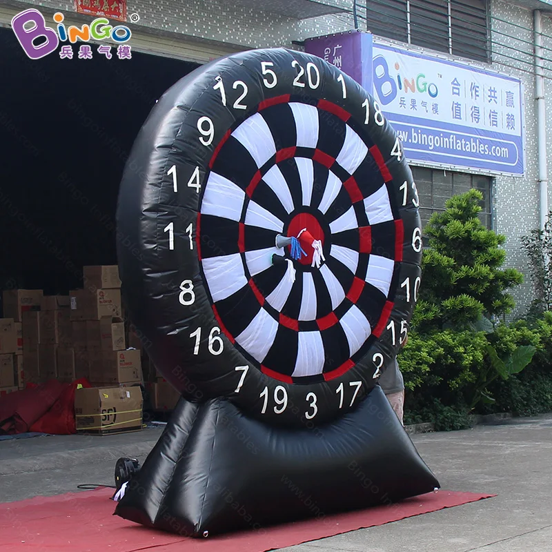 US $880.00 82ft X 98ft inflatable dart board stands giant inflatable dart board dart board cabinet with fan toy sports