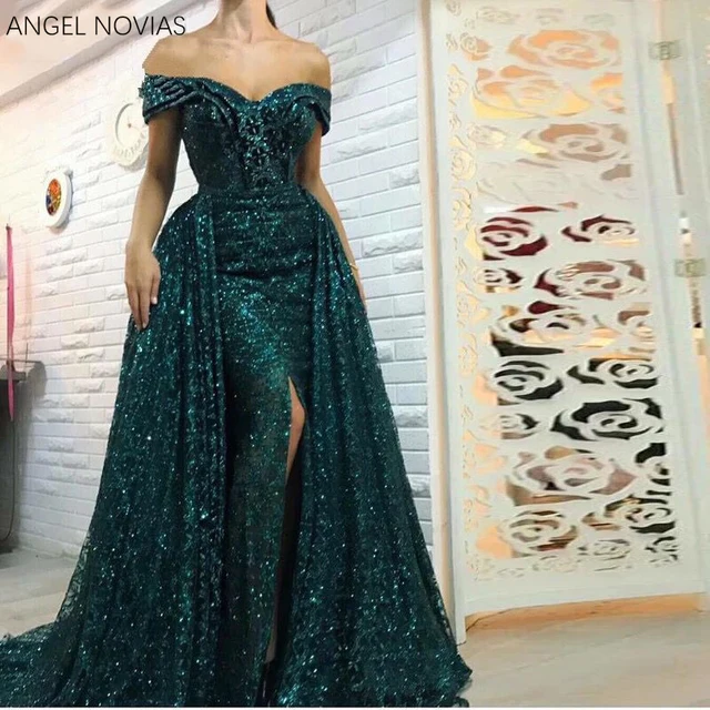 Long Green Dresses