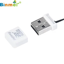 Ecosin2 Белый Мини Супер Скоростной USB 2,0 Micro SD/SDXC TF кардридер адаптер 17mar24