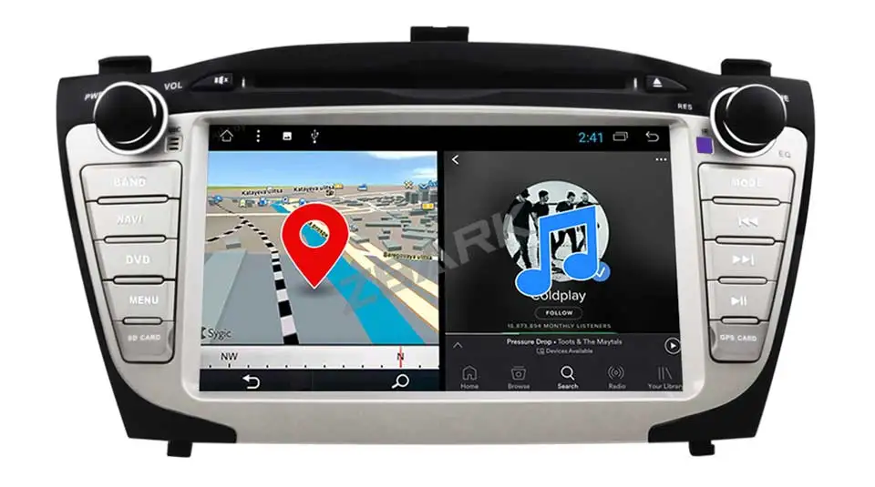 Top 7" Android 8.1 Oreo OS Car DVD Multimedia GPS Radio for Hyundai Tucson 2009-2015 & Hyundai ix35 2009-2015 YHIX35A 5