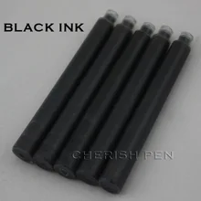 25 шт./лот перьевая ручка Jinhao портативный Заправка картриджей черные чернила Новинка