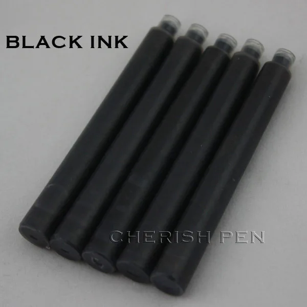 

25PCS/LOT JINHAO Fountain Pen portable Ink Cartridge Refills BLACK inks 100% New free shipping