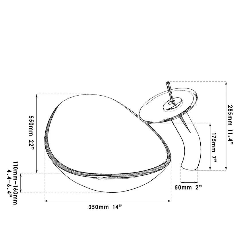 Kemaidi الفني الحمام حوض صنبور شفاف الزجاج المقسى سفينة الغرور بالوعة عاء خلاط اليد طباعة اللون مجموعة w/هجرة