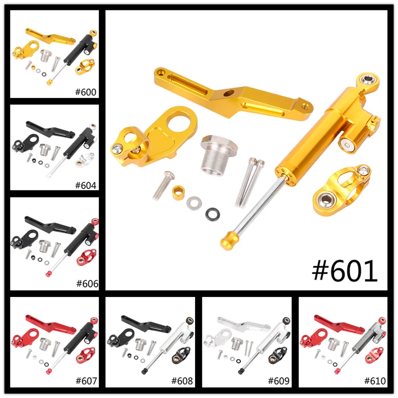 

GZYF CNC Steering Damper Stabilizer With Bracket For Kawasaki Ninja ZX6R 2009 2010 2011 2012 2013 2014 2015 2016