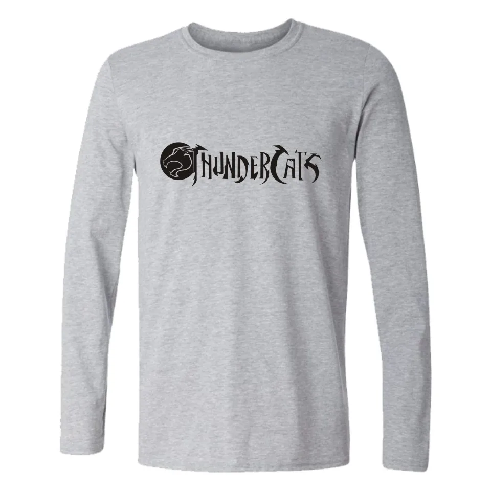 Аниме Thundercats мультфильм футболка с длинным рукавом Осенняя модная мужская