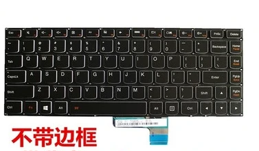 

Новая клавиатура для ноутбука lenovo IdeaPad 500s-13isk с американской подсветкой, английская, Черная