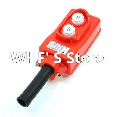 

Orange Hoist Crane Pendant Pushbutton Switch Up Down Rainproof AC 380V 10A