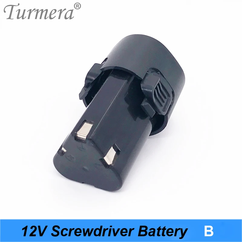Turmera 12V 12.6V 3S 18650 battery pack battery mini lithium battery electric drill Cordless screwdriver battery shura shurik battery B 03