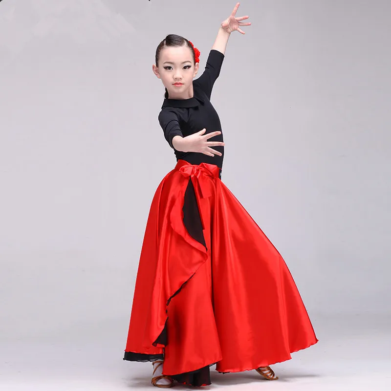 

Lady Spanish Dancing Skirt Girls Kindergarten Performance Suit Female Spanish Bullfighter Dress Bullfight Costume D-0730