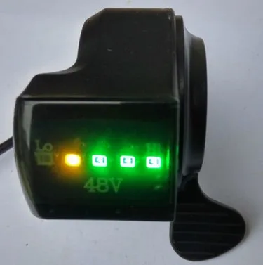 

thumb/finger shifter 5-99v with switch /lock&attery level display indicator parts for electric bike scooter mtb tricycle moped