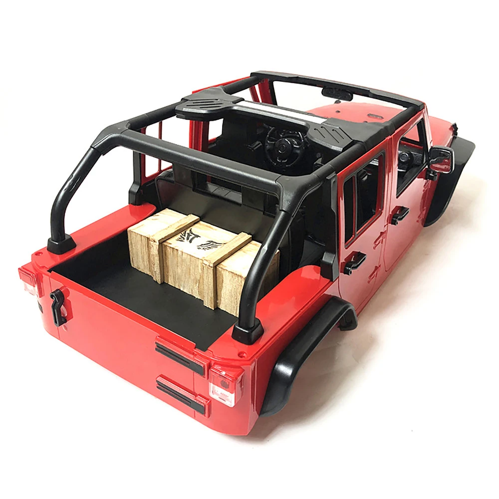 Modified Convertible For Wrangler Jeep Body Shell Roll Bar for 1/10 Axial SCX10 II 90046 313mm Wheelbase RC Crawler Car Parts|Replacement Parts & Accessories| - AliExpress