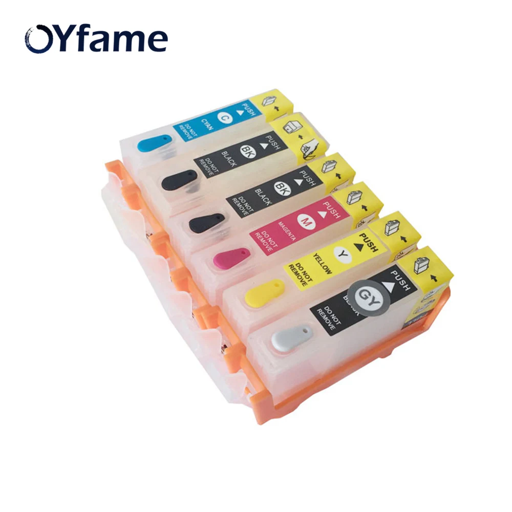 Картридж с чернилами OYfame PGI425 CLI426 6 шт. картридж для принтера Canon PIXMA MG6140 MG8140|refillable