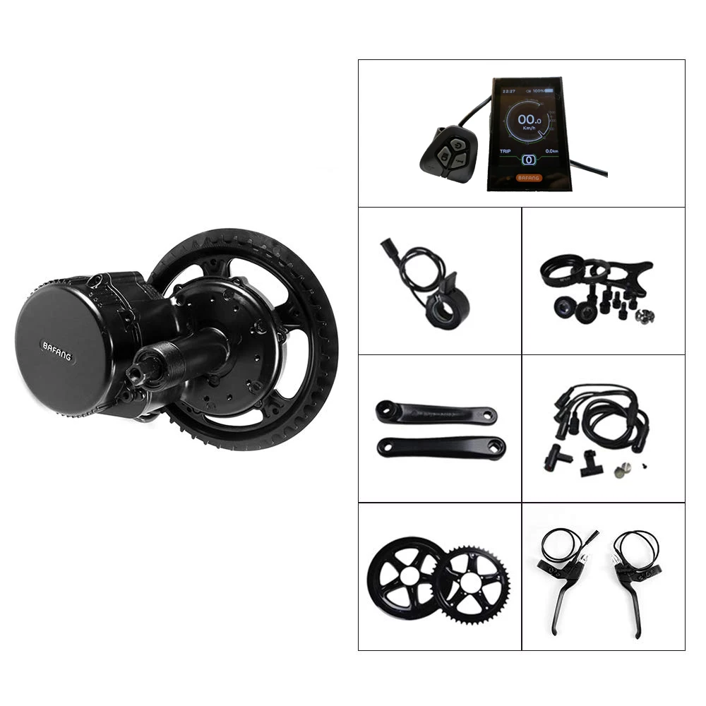 8fun/Bafang BBS02 750 Вт Средний привод двигателя ebike комплект 48 в Электрический