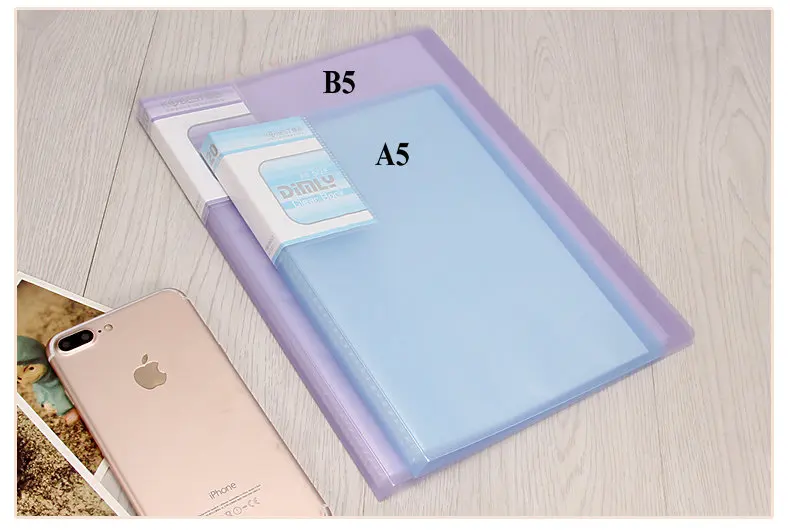 Многокарманный ПВХ мешок буклет B5/A5 бумажный файл органайзер для документов сумка дисплей книга