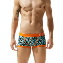 Новинка, SEOBEAN, нижнее белье, мужские боксеры, хлопковое нижнее белье, сексуальные мужские комфортные трусики из «дышащей» ткани, трусы, мужские боксеры, мягкие трусы