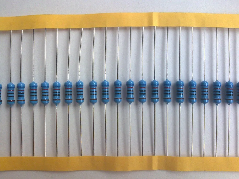 

1000pcs 220 ohm 1/4W 220R Metal Film Resistor 220ohm 0.25W 1% ROHS