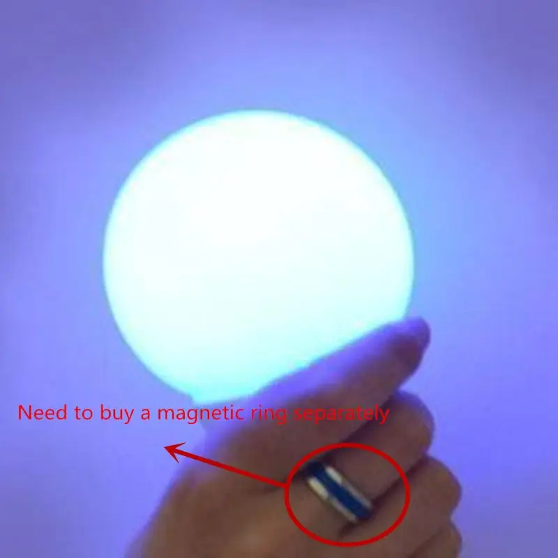 Волшебная лампа управляемая лампочка для использования с магнитом кольцо Волшебная Иллюзия Проверено аудитории Волшебные трюки игрушка