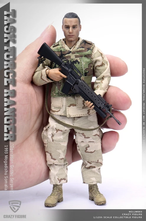 CrazyFigure 1/12 LW003 армии США 75th Ranger Коллекция фигурка для фанатов подарок на праздник