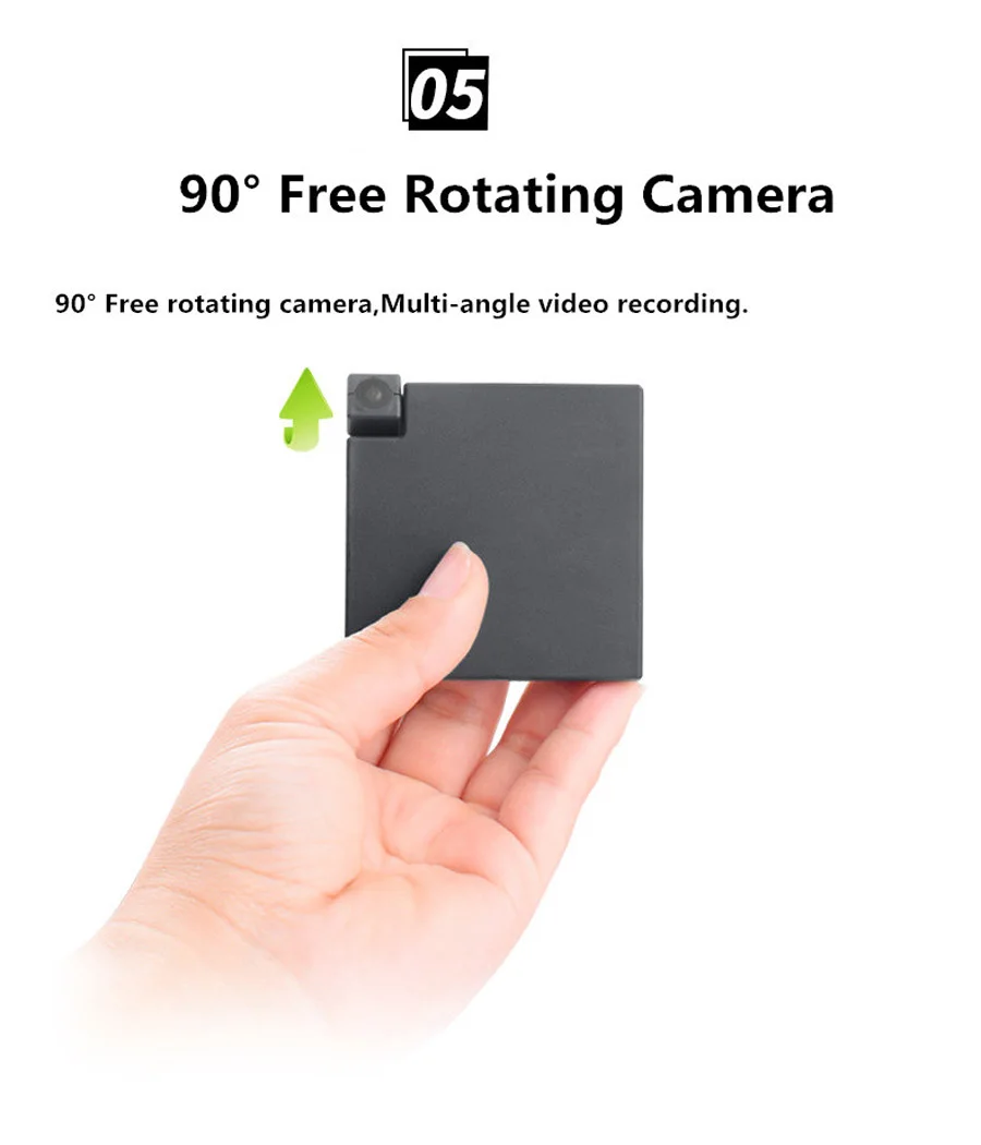 Volemer MD13 Motion Detection Mini DV Camara Built-in 2000 mAh Battery Secret Camera 24hours Video Audio Recording Camcorder (8)