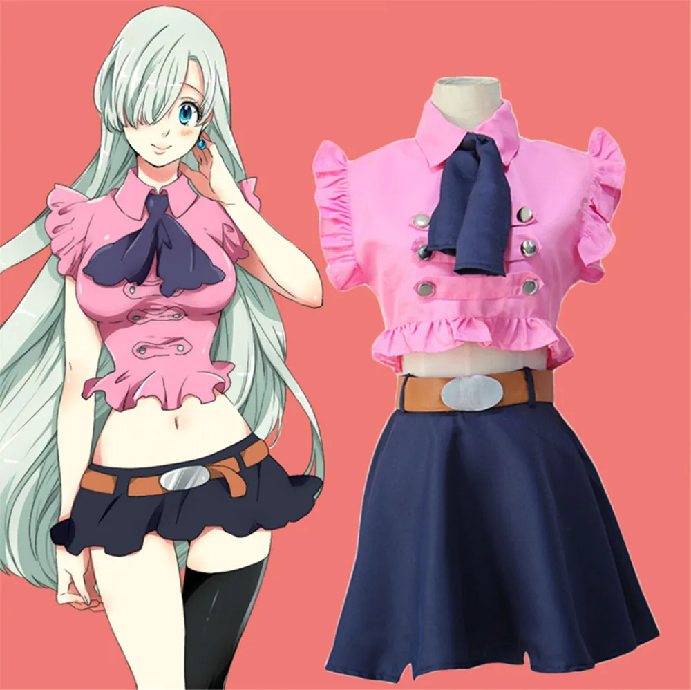 Seven Deadly Sins Elizabeth Liones костюм для косплея японского аниме Nanatsu No Taizai Униформа