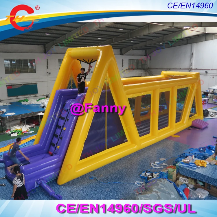 

Outdoor new design games commercial giant inflatable zipline/ inflatable zip line for sale,CIF term free ship by sea to port
