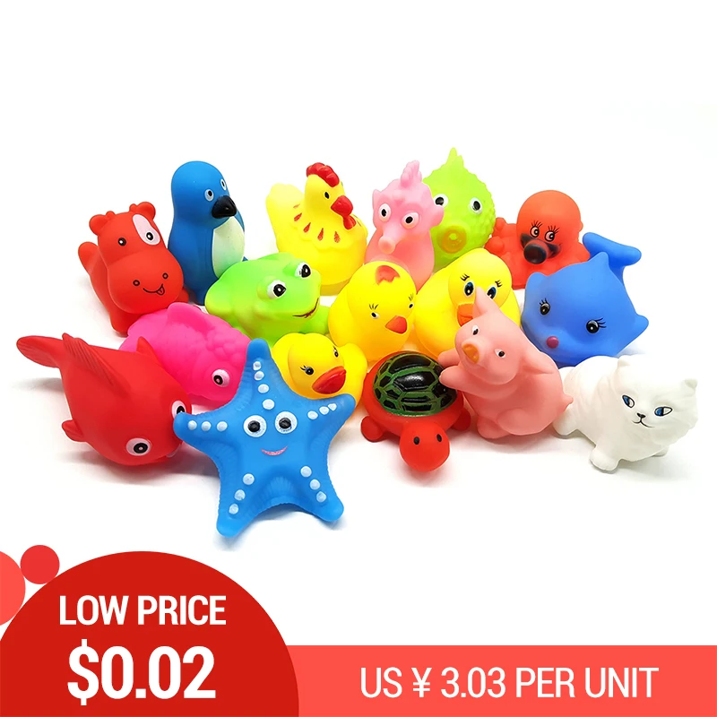 

Float Water Swimming Child's Play Mouth Mini Small Yellow Rubber Duck Educational for Children Bath Toys