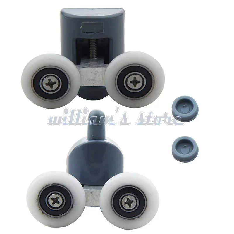 8Pcs Double Shower Door Rollers/Runners/Wheels TOP or BOTTOM 23mm Wheel