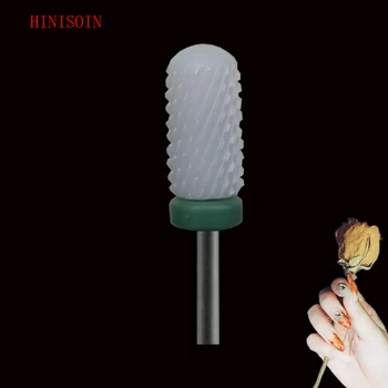 

White Ceramic-5Pcs- Nail Drill Bit - Small Rounded Top Bit - (0024.060)