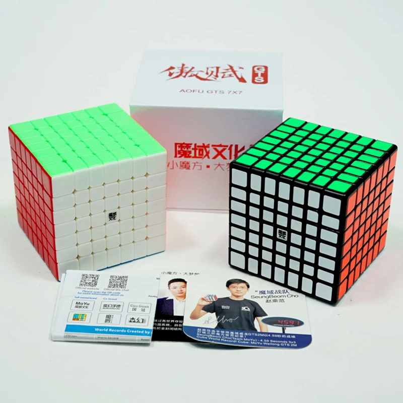 

New MoYu AoFu GTS M Magnetic 7x7x7 Magic Cube Professional GTS2 M 7x7 Speed Cube Magico Cubo Educational Toys For Children