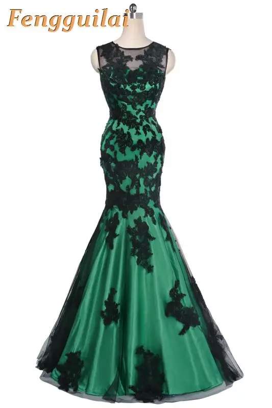 FENGGUILAI Dress For Women Elegant Formal Ball Gown Long Party Dress Female Casual Plus Size Slim Maxi Dresses White - Цвет: GREEN