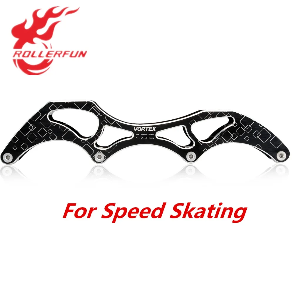 [7000 Aluminium Alloy] Original VORTEX Inline Speed Skate Frame Base for 4X110mm 4X100mm 4X90mm, Skating Shoe BCNT STS CITYRUN