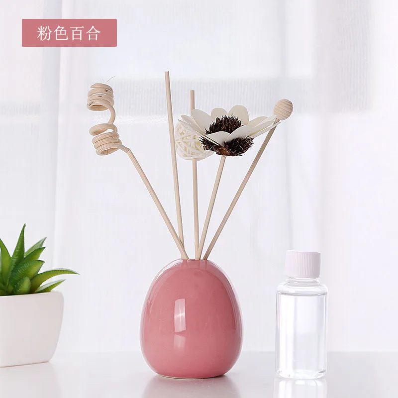 Reed diffuser sets pefume украшение для ванной комнаты домашний ароматерапия комнатный парфюм освежающий воздух без огня набор эфирных масел