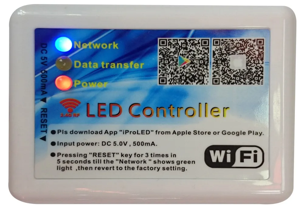 min wifi controller led