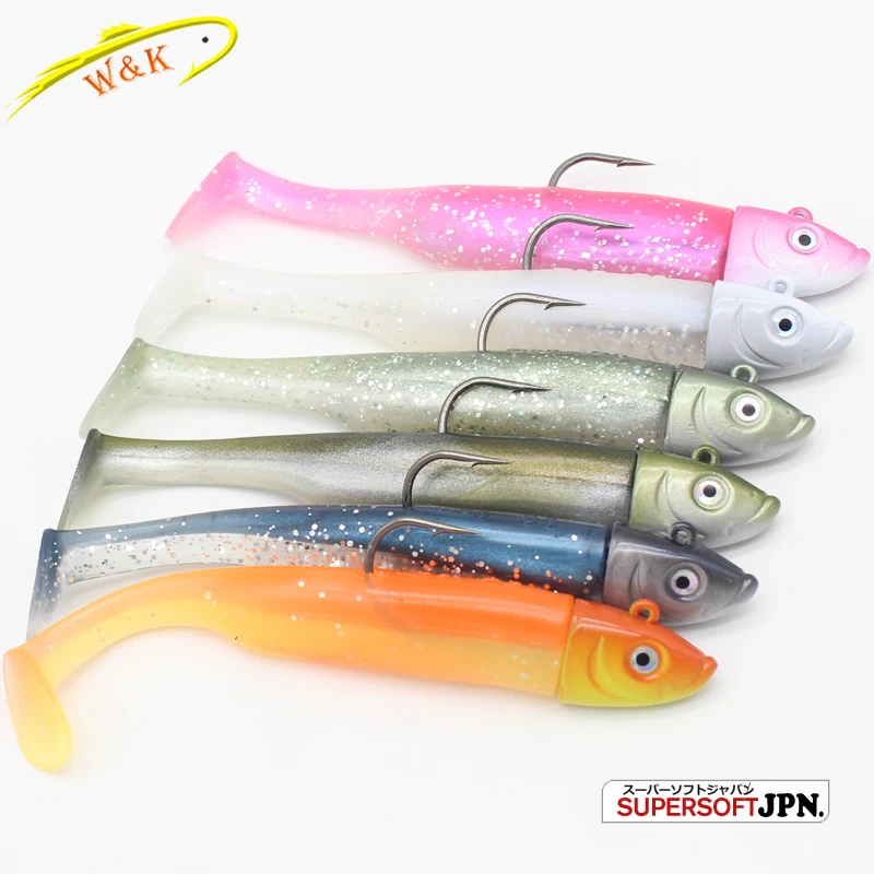 2SETSaltwaterFishingBaitsAT30g115cmPaddleTailSoftLurefor