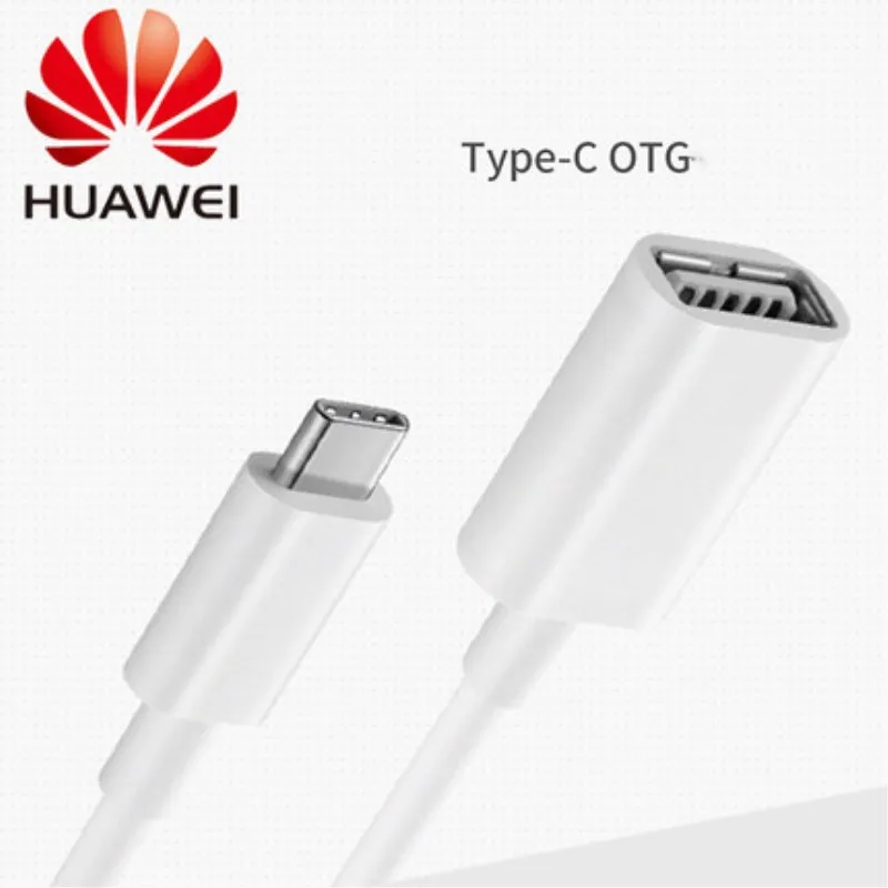 

Original Huawei USB-C Type C to USB OTG Cable Adapter Convertor for P30 P30Pro Mate 20 Pro X XS P20/Pro P10 /Plus Mate 10 /Pro
