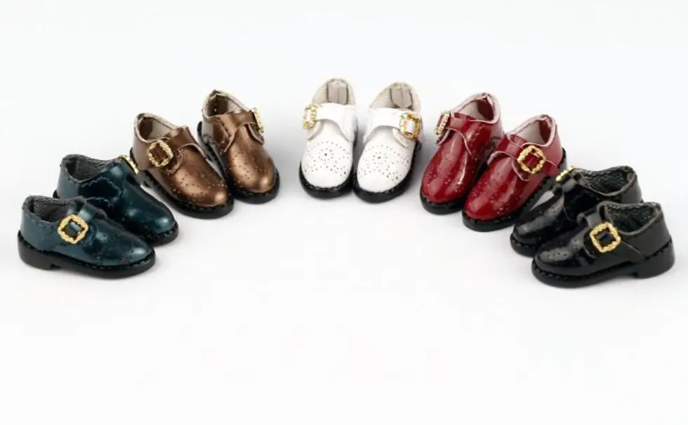 1 пара обуви Blyth Dolls; Британские лоферы; кожаная обувь для Azone Momoko LTI JerryBerry Holala 1/6; Аксессуары для кукол 3*1,3 см