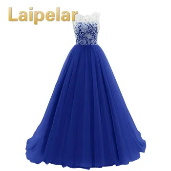 

Laipelar Elegant Maxi Dress Sleeveless Three-layer Yarn Party Evening Long Dress Lace Prom Party Maxi Beach Dress Robe De Soiree