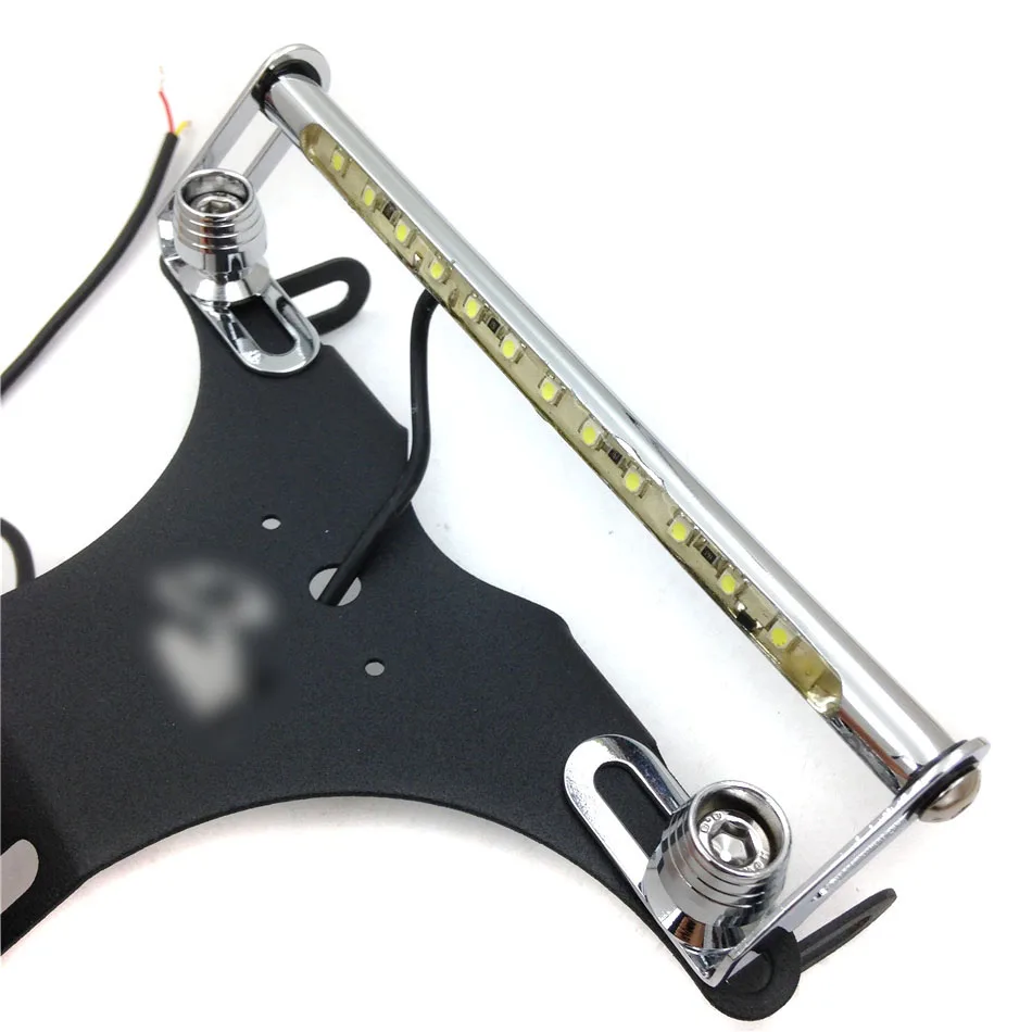 Черный светодиодный фонарь Fender Eliminator Tidy Tail для 2006-2012 Yamaha YZF R6