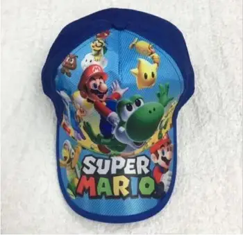 

lot 25pcs cartoon Super Mario Fashion Sun Hat Mario Casual Cosplay Baseball Cap children party gifts