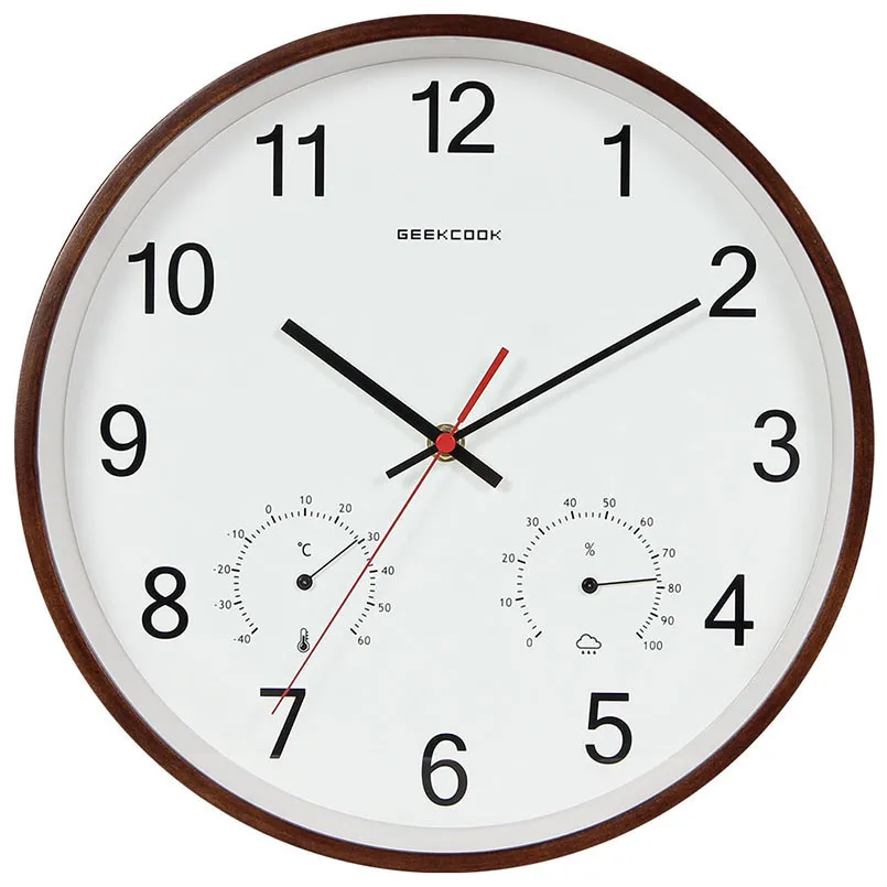 

New Clock 3D Wooden ABS 30cm Nordic Wall Clock Modern Design For Home Decoration Large Digital Wall Watch Saati Drtopshipping