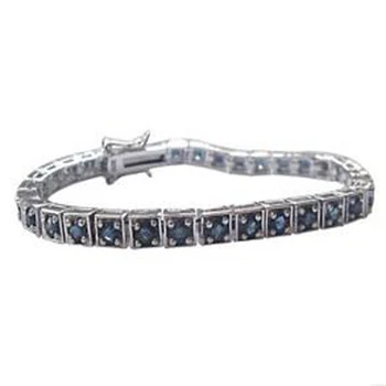 

Qi Xuan_Fashion Jewelry_Free Shipping Dark Blue Stone Luxury Woman Bracelets_S925 Solid Silver Bracelets_Factory Directly Sales