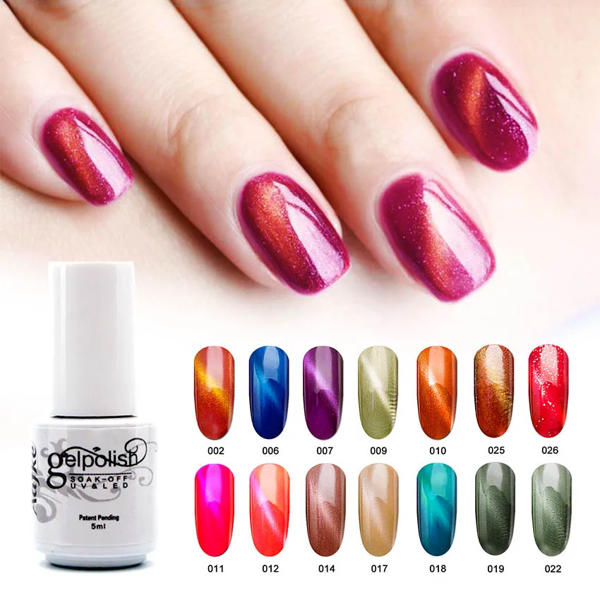 

5ml Soak Off LED UV Gel Nail Polish Magnetic Nail Gel Lacquer Enamel Permanent Manicure 3D Cat Eye Gel UV Kit Varnish ZJJ021