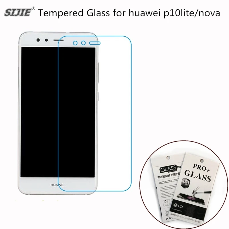 

SIJIE Explosion proof Ultrathin sturdy and durable glass for hauwei P10lite huawei nova Toughened glass film +retail packing