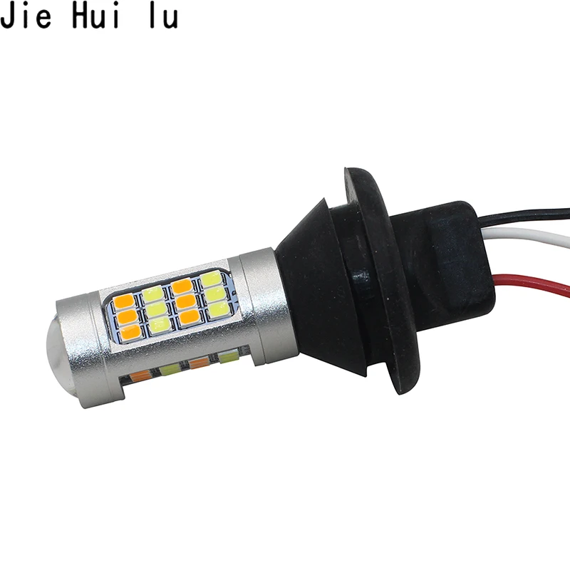 2 шт. T20 W21W P21W PY21W светодиодный светильник сигнала поворота DRL Canbus без ошибок 1157 1156
